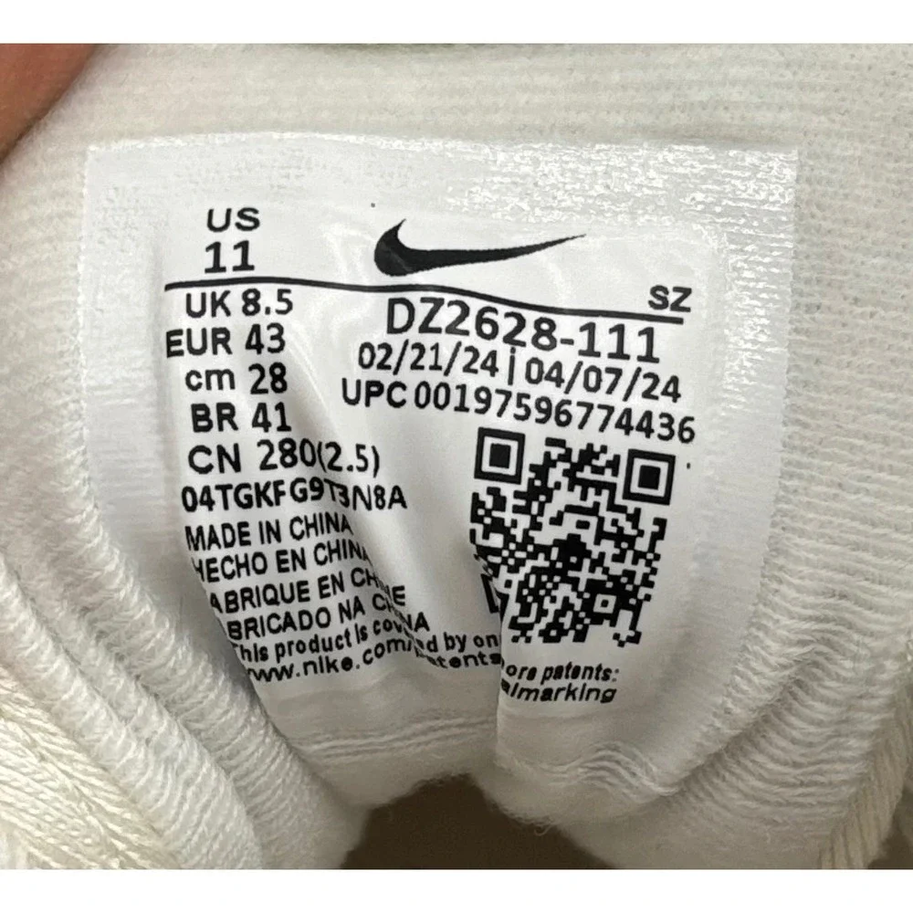 Nike Air Max 1 Sanddrift Sail DZ2628-111 Mens 11 Sneakers Low Top Running Shoes